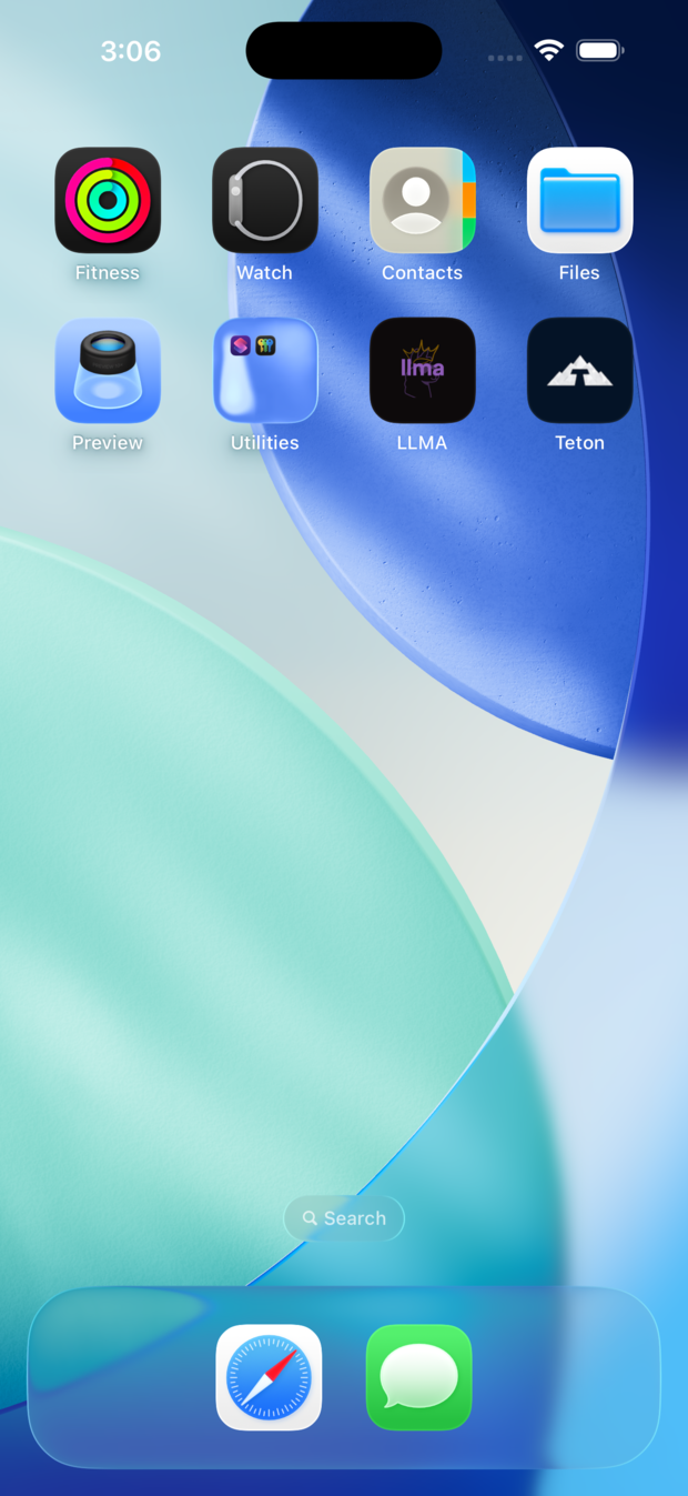 Lives on the home screen